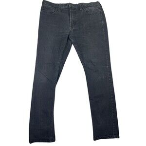 Old Navy Jeans Men's 34 x 30 Black Denim Cotton Stretch 5-Pockets Mid-Rise